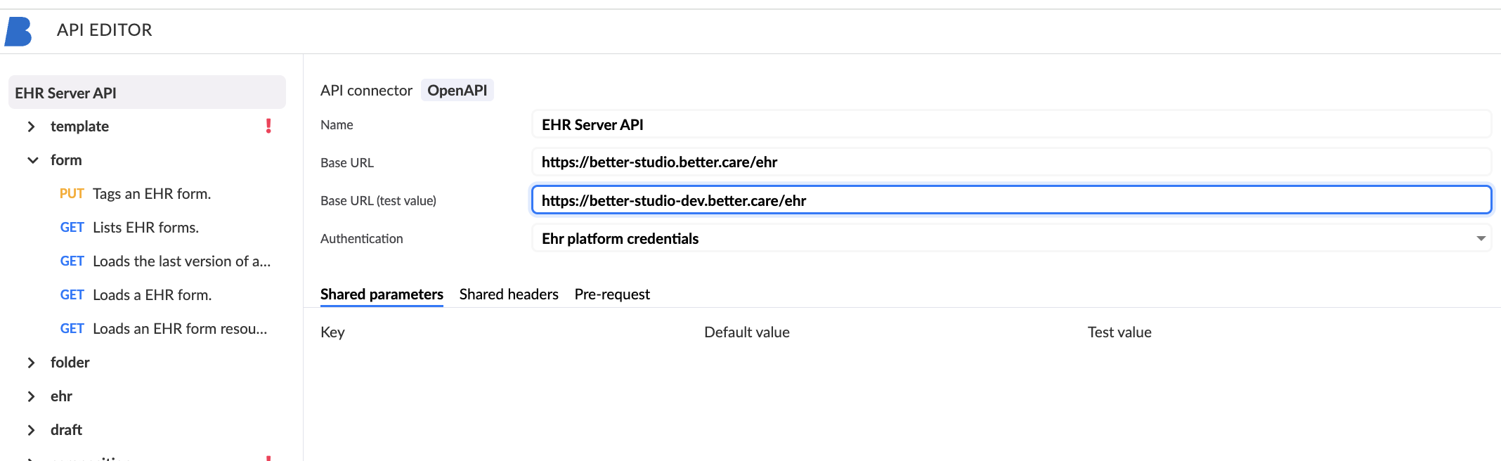 baseUrl test value