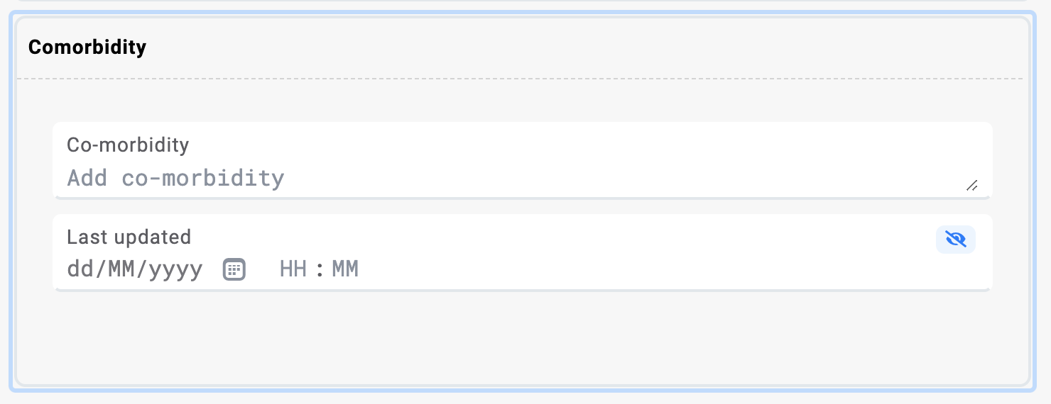 Adding fields to a container