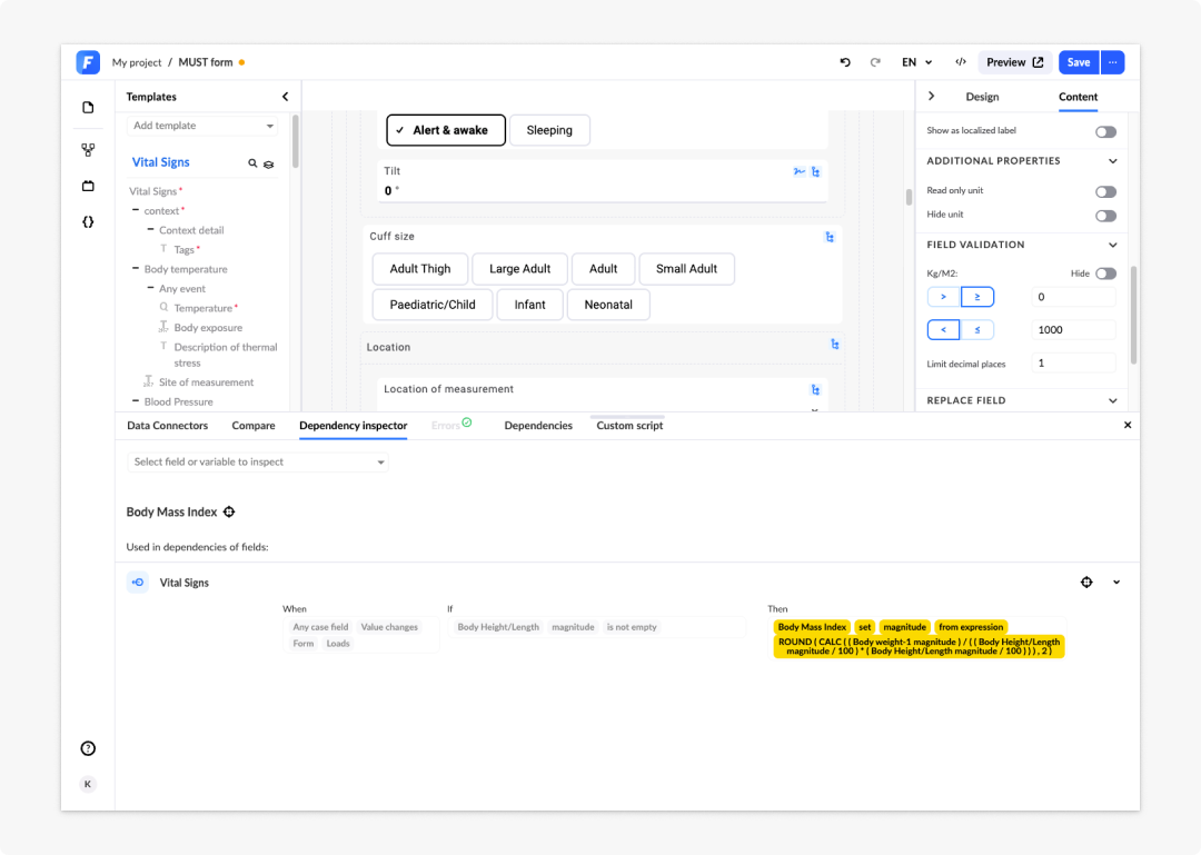Dependency inspector