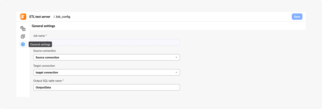 image ETL tool - 18: Job settings