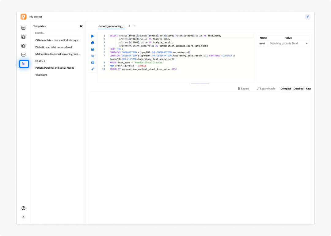 Template browser