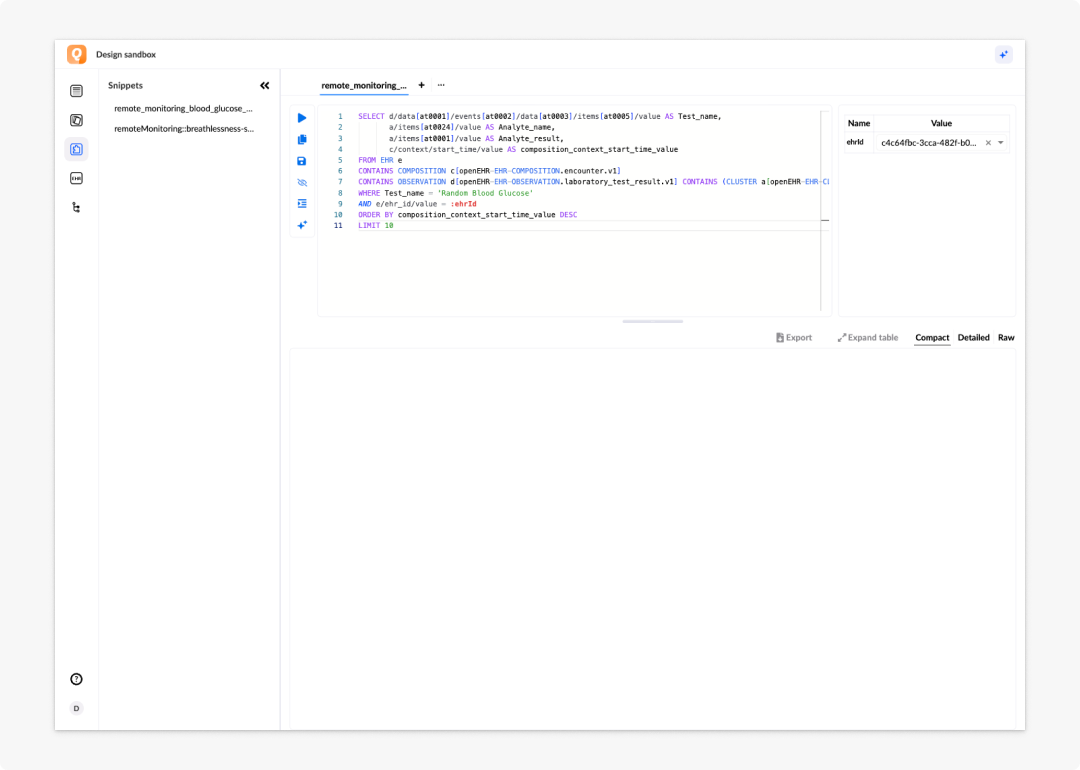 Saving partial snippet