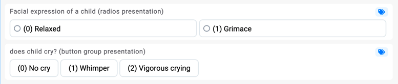 Button groups
