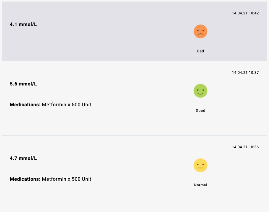 Measurement status image — Preview